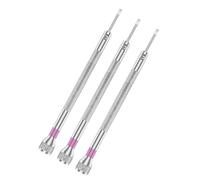 3 pièces de réparation de montre : poignée en aluminium haute résistance avec acier amovible pour les espaces restreints, tournevis en acier au carbone en aluminium