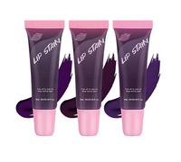 3 pièces de rouge à lèvres peel-off - Crayon à lèvres mat, rouge à lèvres peel-off longue tenue hautement pigmenté avec formule anti-adhérente, liquide en tube pour