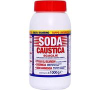 3 pièces de soude caustique à écailles 98/99% décapage - Stasa Les drains d'éviers et de douches - 1 kg [ TOTAL 3 KG ]