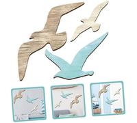 3 Pièces Décoration murale mouette poubelle de plage fixation décoration marine décoration côtière déco OBJET DE DECORATION MURALE
