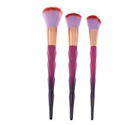 3 Pieces Diamant Rose Rouge Violet Degrade Maquillage Pinceau Fond De Teint Poudre Maquillage Brosses Pincel Maquiagem Outil Cosmetique