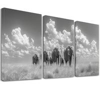 3 Pièces Diamond Painting Éléphant 60x80 cm Kit Broderie Diamant, Kit de Peinture Diamant Adulte Gris, Diamond Painting Adulte pour Loisirs Créatifs Adultes, pour Decoration Murale, Cadeaux, S-09