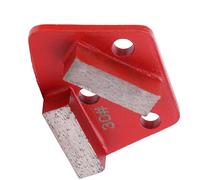 3 pièces Disques de ponçage diamantés trapézoïdaux # 30, Segments en métal pour sol en béton - Ponçage rapide et efficace, élimination des adhésifs, compatible machines