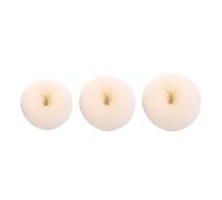3 pièces Donut Bun Hair Styling Making Tool Chignon Maker (1 grand, 1 moyen, petit) pour les femmes