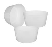 3 Pièces Doublure de Seau de Sauna 4l en Plastique Semitransparent | Réutilisable, Nettoyage Facile, Résistance à Haute Température, pour Seaux en Bois et Bains de Pieds