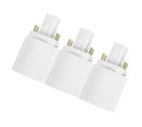 3 Pièces Douilles Adaptateurs G24Q Vers E27 4 Broches Pour Ampoule Led