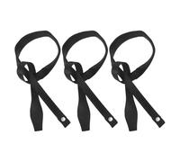 3 Pièces Dragonne de Rechange Réglable pour Canne de Marche et Bâton de | Nylon Noir, Compatibilité, Usage en Marche ou Escalade, Ajustement Facile, Libération Rapide