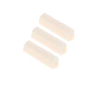 3 Pièces écrous de Corde de Mandoline, Os D'écrou de Mandoline Fendu, Selle de Pont de Mandoline 28 x 7 x 5 mm et Accessoires de Remplacement D'instrument D'écrou pour Mandoline à 8 Cordes