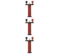 3 Pièces Électroaimant à Induction, Bobines Primaire et Secondaire | Noyau en Fer Colonne, Bornes, Cuivre Émaillé, Démonstrations Stem et Mesures Galvanomètres