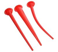 3 Pièces Embout de Calfeutrage Souple Extensible 30cm, Trois Buses | Structure Flexible, Embouts Épais, Fins Courbés et Longs, Capuchon Étanche, pour Cadres de Fenêtre et Plinthes