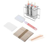 3 pièces en acier inoxydable crème glacée tête ronde étanche étagère épaisse bricolage machine à crème glacée maison pour cuisine familiale acier inoxydable 304 12.5x6x8.5 cm