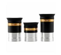 3 pièces/ensemble 1,25 62 degrés 4 mm 10 mm 23 mm Télescope astronomique grand-angle asphérique kit combiné oculaire