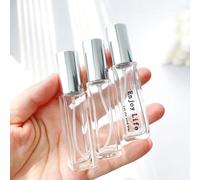 3 Pièces Ensemble 3-10ml Haute Qualité Parfum Vaporisateur Bouteille Vide Verre Parfum Atomiseur Voyage Cosmétique Bouteille Échantillon Flacons Rechargeable Mini.10ml Clear.3pcs Set