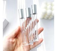 3 Pièces Ensemble 3-10ml Haute Qualité Parfum Vaporisateur Bouteille Vide Verre Parfum Atomiseur Voyage Cosmétique Bouteille Échantillon Flacons Rechargeable Mini.10ml Tall Clear.3pcs Set