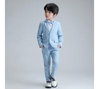 3 pièces Ensemble costume à carreaux pour garçon - Blazer, Pantalon, Nœud papillon - Pour les occasions formelles telles que mariage, représentation, école - Saison d'automne 6Y,7Y,9Y,10Y,4Y,5YUnicolo