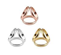 3 Pièces Ensemble d'Anneaux Élégants pour Écharpes Femmes, Porte-Écharpe Polyvalent en Soie avec Plusieurs Méthodes de Nœuds, Fermoir de Mode et Accessoire Vestimentaire Décoratif pour Châles.