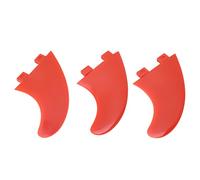 3 pièces, ensemble de dérives en fibre de verre pour planche de surf, dérives de surf en fibre de verre pour longboard et planche à pagaie debout, conception à 3 dérives durable av