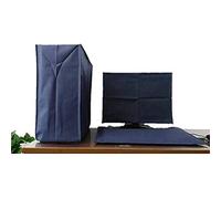 3 PièCes Ensemble Housse de Protection pour Ordinateur de Bureau,écran + Clavier + Ordinateur Hôte,PC Clavier Tour éTui Anti-PoussièRe pour Processeur Moniteur Ordinateur (32 Pouces)