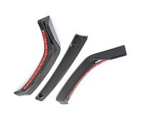 3 Pièces/Ensemble Noir Brillant Voiture Pare-Chocs Avant Lèvre Spoiler Garnitures Couverture pour pour Accord X 10th 2018 2019 2020
