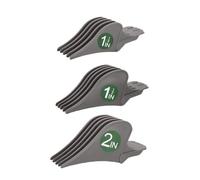 3 Pièces/ensemble Peigne De Grande Limite De Tondeuse Électrique Convient, Compatible for Wahl, Cisaillement À Poussée Noir 32/38 51mm G0310 Limite De Peigne De Guide De Garde(Gray)