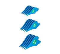 3 Pièces/ensemble Peigne De Grande Limite De Tondeuse Électrique Convient, Compatible for Wahl, Cisaillement À Poussée Noir 32/38 51mm G0310 Limite De Peigne De Guide De Garde(Blue)