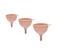 3 Pièces Entonnoir Cuisine en Silicone, Rose Cuisine