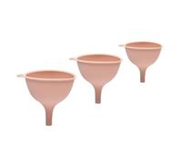 3 Pièces Entonnoir en Silicone à Large Ouverture, Poignée et Trou | Usage Domestique, pour Flacons et Bouteilles en Verre, Rangement Suspendu, Nettoyage Facile