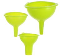 3 Pièces Entonnoir en Silicone Vert, Lot de Trois Tailles