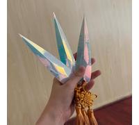 (3 pièces) Épée Accessoire pour Chasseur de démons K-Pop, réplique d'arme de Cosplay, pièce d'exposition légère, décoration de Collection, décorations d'halloween