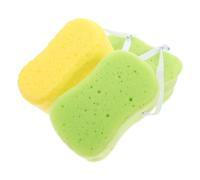 3 Pièces Éponge de Bain en Pu, Boule Exfoliante, Mousse Riche | Lisse la Peau, Active la Circulation, Format Épaissi, pour Shampoing et Gommage Couleur Aléatoire