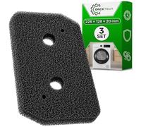 3 Pièces Èponge Filtre Seche Linge 228x128x20mm 12007650 pour Bosch | pour Siemens pour Balay pour Constructa - ONIX TECH