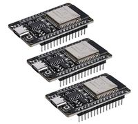3 pièces ESP32 Carte de développement NodeMCU Module : ESP32 Type C NodeMCU Carte de développement ESP-WROOM-32, 2,4 GHz Dual Mode WiFi + Bluetooth Dual Core Microcontrôleur intégré puce CH340C