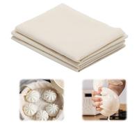 3 Pièces Etamine Alimentaire Fromage Filtre, Toiles Filtrantes en pur Coton, Réutilisables, étamine non blanchie, pour Filtrer Tofu, Fromage, Jus de Fruits, Café, Thé, Épices