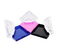 3 Pièces Étui pour Faux Cils Diamanté en ABS, Boîte Colorée | Tidy False Lashes, Easy Placement, Chic And Creative Look, Lovely For Women And