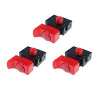 3 Pièces FA2-6/1BEK 250V 6A 5E4 Serrure Sur Outil électrique Perceuse électrique Interrupteur à Gâchette Interrupteur de Raccords pour Outils électriques