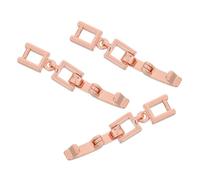 3 Pièces Fermoirs D’extension en Laiton, Bijoux | Longueur Ajustable, Fermeture Pliante Sécurisée, Adaptés aux Chaînes Fines, Création, Réparation et Accessoires Élégants