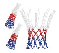 3 Pièces Filets de Basket-Ball, Filet de Remplacement Professionnel,Filet pour Panier de Basketball, pour Une Utilisation en Intérieur ou en Extérieur, 12 Boucles