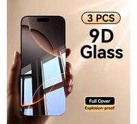 3 pièces Film en verre trempé transparent A+ compatible avec Samsung Galaxy/compatible avec 17 16/15/14/13/12/11/XSMAX/XR/X/XS/6/7/8/SE Redmi Note 13 14 Pro A4 14C 13C/Honor/compatible avec Xiaomi. Su