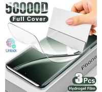 3 Pièces Film Hydrogel Pour Realme Gt 6t 7 Eno 6 Se C63 C67 C55 C53 Protecteur D'écran Pour Realme 14 13 12 11 10 Pro Plus Note 50 Film.8 Pro - 8 4g.3pcs