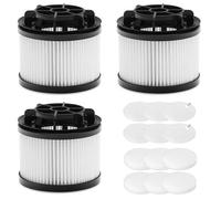 3 Pièces Filtre D'aspirateur, Compatible avec Levoit LVAC-200, Plastique, avec 6 Pré-Filtres, Filtration Fine, Convient aux Personnes Souffrant D'allergies et aux Propriétaires D'animaux