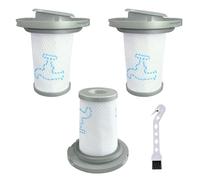3 Pièces Filtre de Rechange pour Aspirateur Rowenta X-Force Flex 8.60 RH9611 RH9637 RH9638 RH9639, Alternative au Filtre de Séparateur Remplacer Accessoires ZR009006 avec une Brosse de Nettoyage
