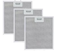 3 Pièces Filtre Hotte Extractrice 305 x 267 Filtre à Graisse Compatible avec Hotte Extracteur de Cuisine par Label