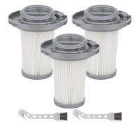 3 Pièces Filtres HEPA pour Aspirateur Rowenta, pièces de Rechange Accessoires Compatibles Rowenta X-Force Flex 8.60, Remplacent ZR009005, 2 Brosses