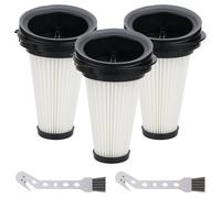 3 Pièces Filtres HEPA pour Rowenta, Accessoires Compatibles Rowenta X-Pert 3.60/X-Pert 160/RH7221WO/RH7233WO/RH7237WO/RH6921WO/RH6933WO/RH6971WO/RH6974WO, Remplacent ZR005202, 2 Brosses