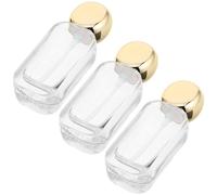 3 Pièces Flacon de Sérum Rechargeable en Verre 50ml avec Pompe