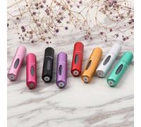 3 pièces Flacons de parfum rechargeables en plastique de 5 ml avec pompe de pulvérisation au fond, flacon de parfum à distribution par pression de couleurs bonbon, articles de voyage essentiels 1 flac