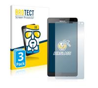 3 Pièces Flexible Protection Ecran Verre Film Protecteur pour Microsoft Lumia