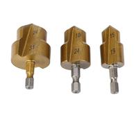 3 Pièces Forets de Levage PPR 20/25/32 MM Foret D'alésage de Tuyau Robuste en Acier Rapide 1/4 Pouce Alésoir de Tuyau à Tige Hexagonale Alésoir D'ouverture de Tube D'eau Trou de