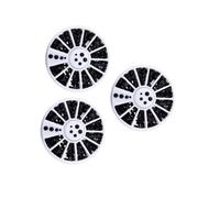 3 Pièces Forets Décoratifs Roue et Fille Accessoires Nail Art Élégants et Pratiques