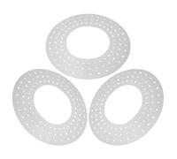 3 Pièces Forme de Couronne Ronde en Acrylique Transparent Pré-percée 13 | Assemblage Rapide, Adhérence de Colle Améliorée, Finition Lisse, pour Noël et Mariage